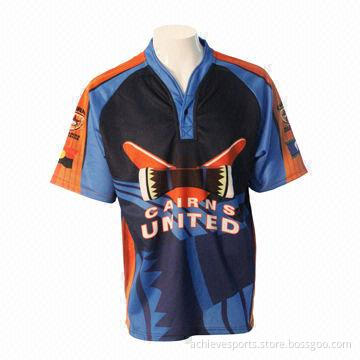 OEM Dry Fit Customized Sublimated Rugby Shirt
